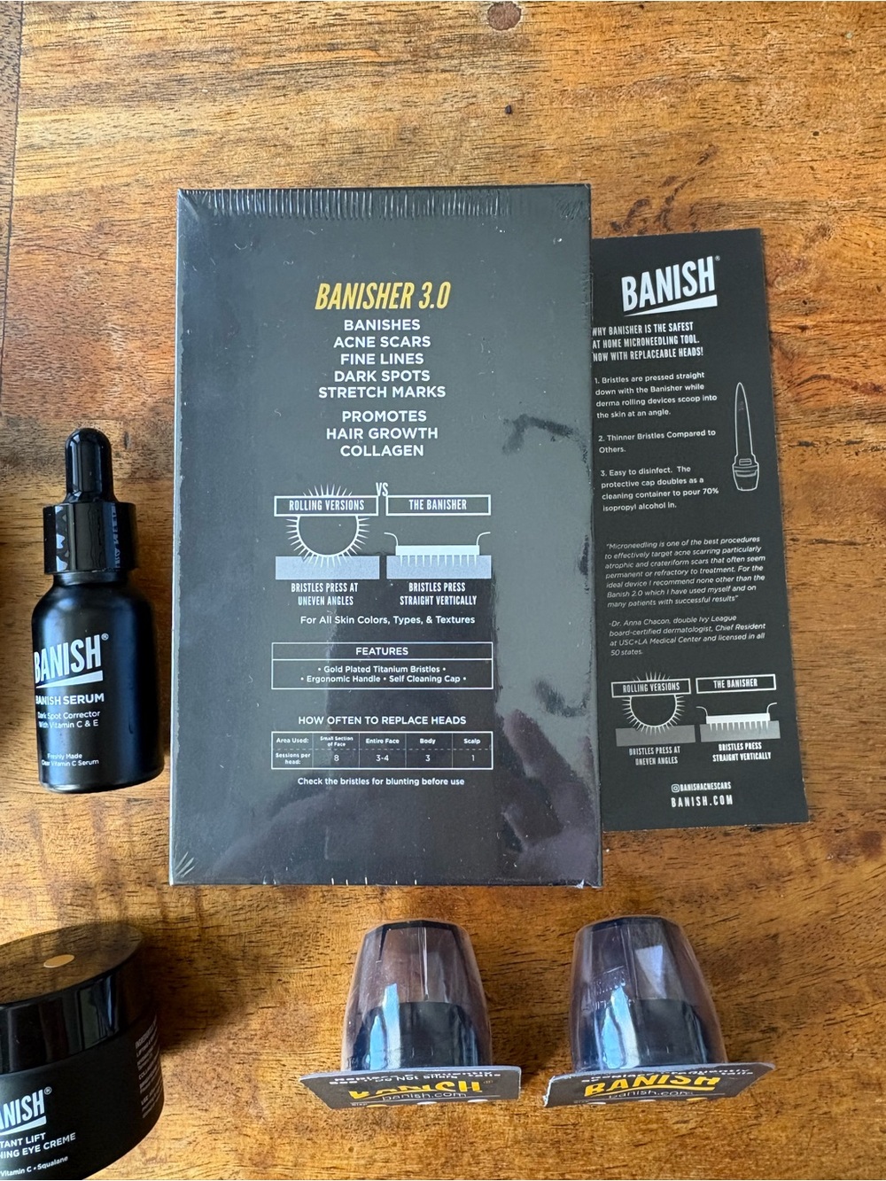 NEW Banish Banisher 3.0 Microneedling Skincare Bundle w/ Serum & Extras - Picture 3 of 3